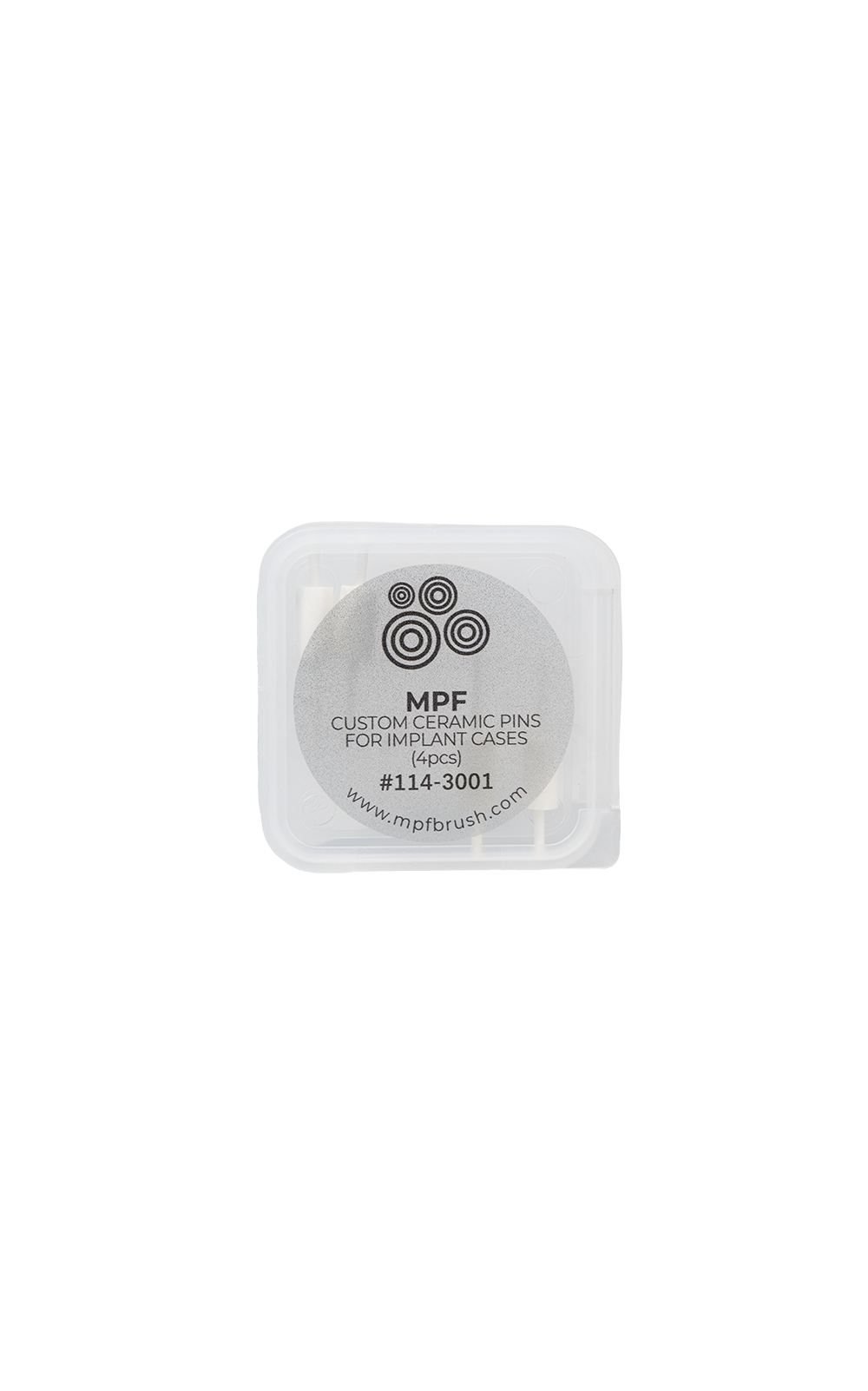Supporto a nido d'ape MPF con 4 perni di allumina