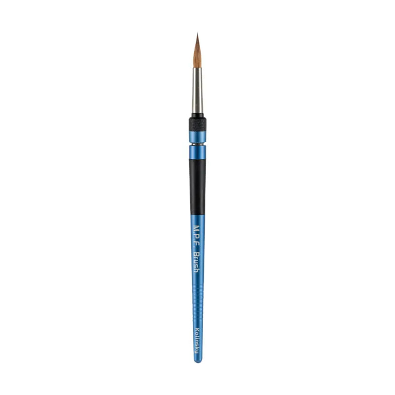 MPF Standard Spring Kolinsky Brush, #6 Light Blue