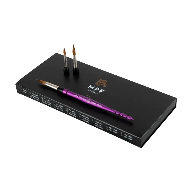 MPF Optimum™ Spring 3-in-1 Brush Kit, Ladies Purple