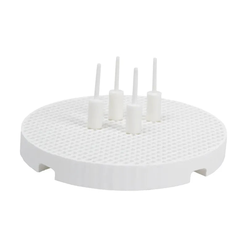 Supporto a nido d'ape MPF con 4 perni di allumina