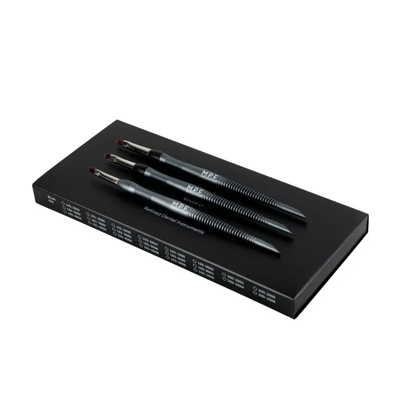 MPF Composite Flat Brush STRAIGHT, Composite Flat Brush Straight 3 in 1 kit